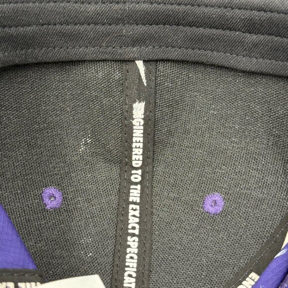 Nike Dri-Fit Club Cap James Madison University JMU Hat Strapback Size M/L Purple - Picture 12 of 13
